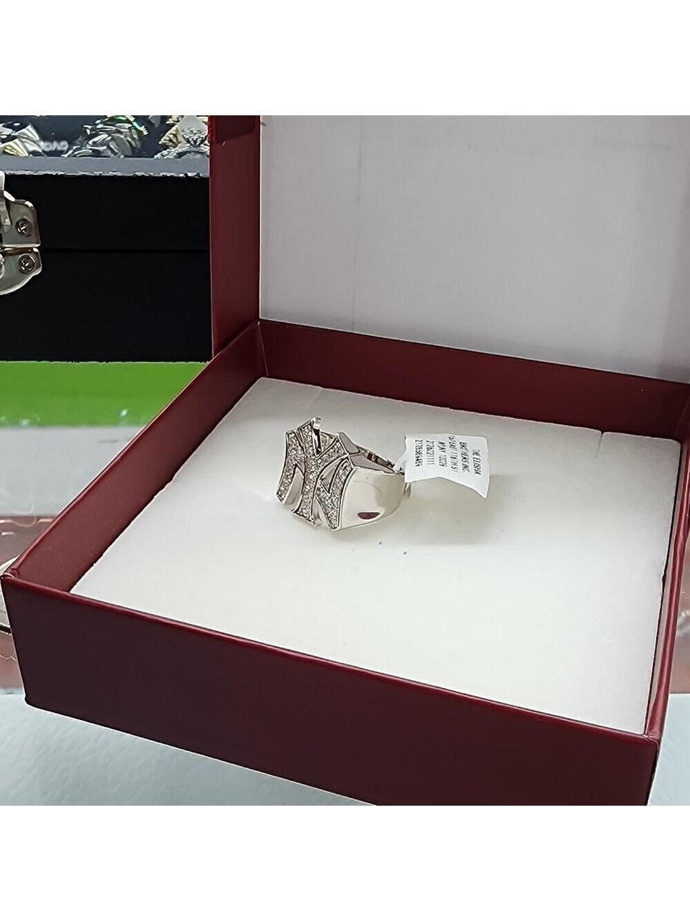 Sterling Silver 925 New York Yankees Ring